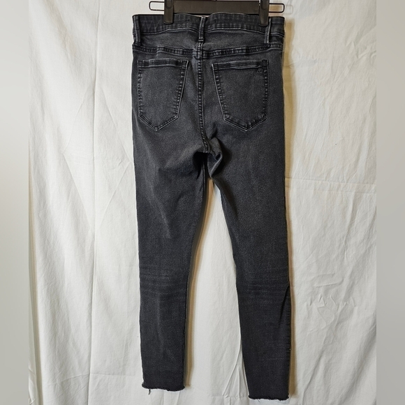 Sam Edelman "The Stiletto" High Rise Skinny Black  Raw Hem Size 27 - Picture 2 of 9